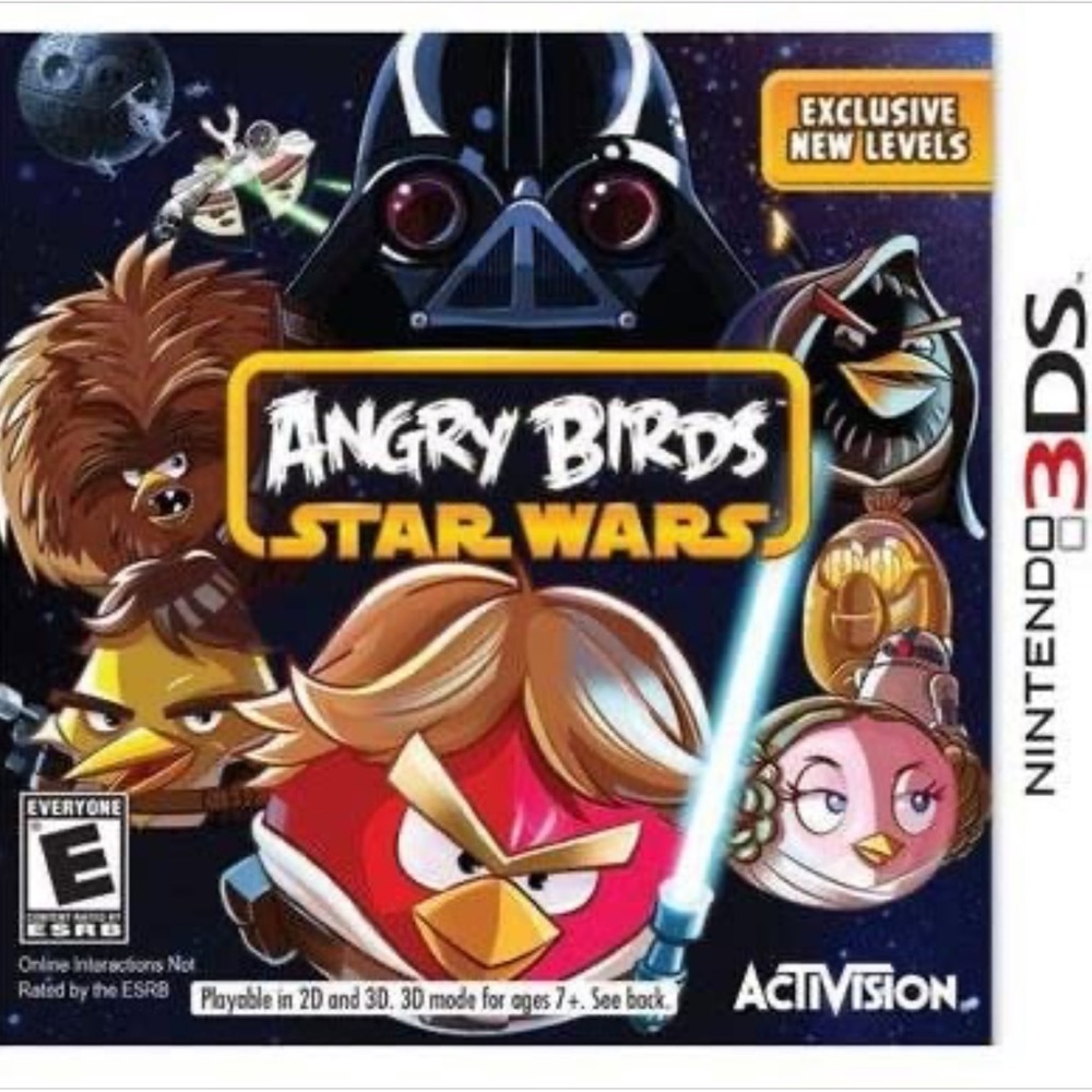 Nintendo 3DS or 2DS Game Angry Birds Star Wars